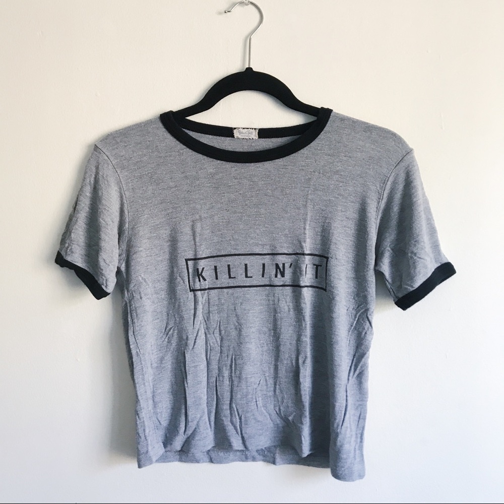 Brandy Melville killin' it ringer crop